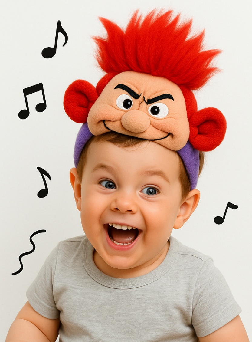 Funny Removable Plush Toy Headband - Fun & Unique