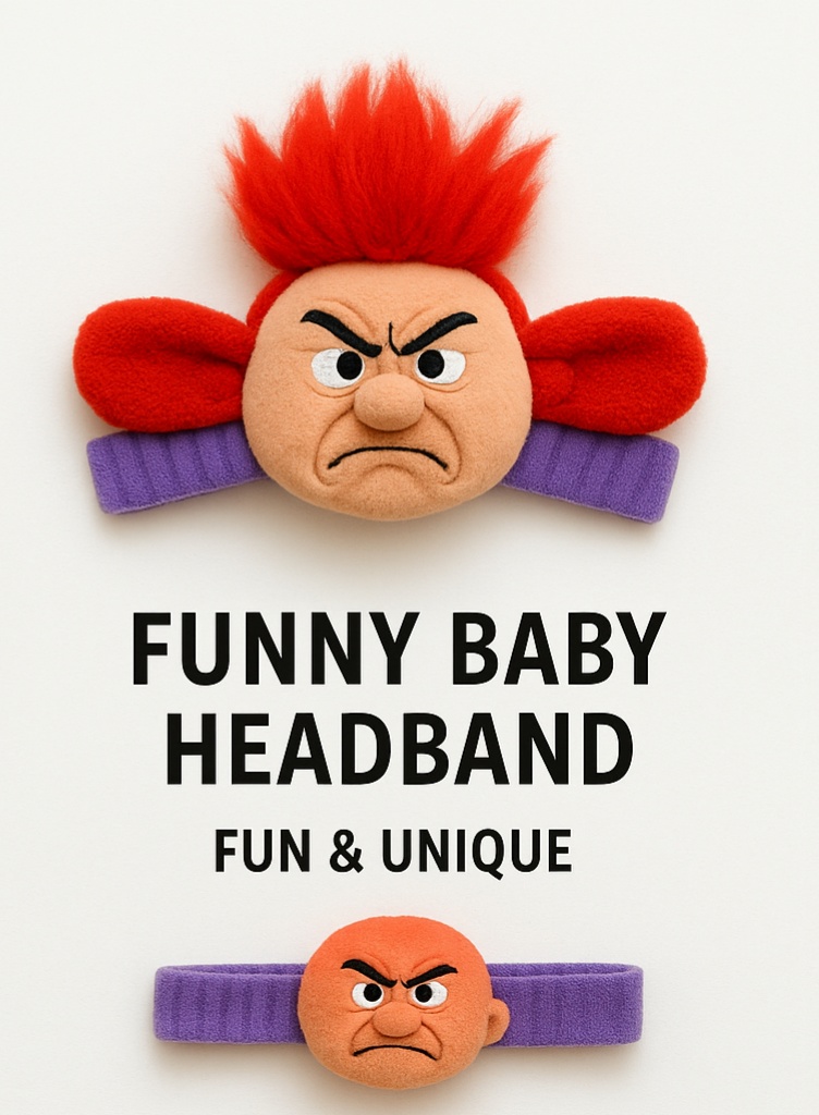 Funny Removable Plush Toy Headband - Fun & Unique