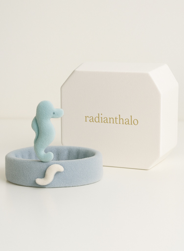 Seahorse Baby Headband: Soft and Stylish for Creative Baby Photoshoots