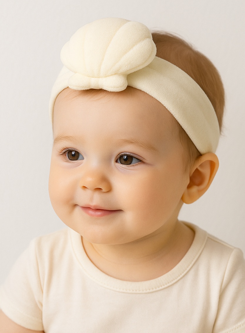 Shell Baby Headband: Stylish and Playful for Creative Baby Photoshoots