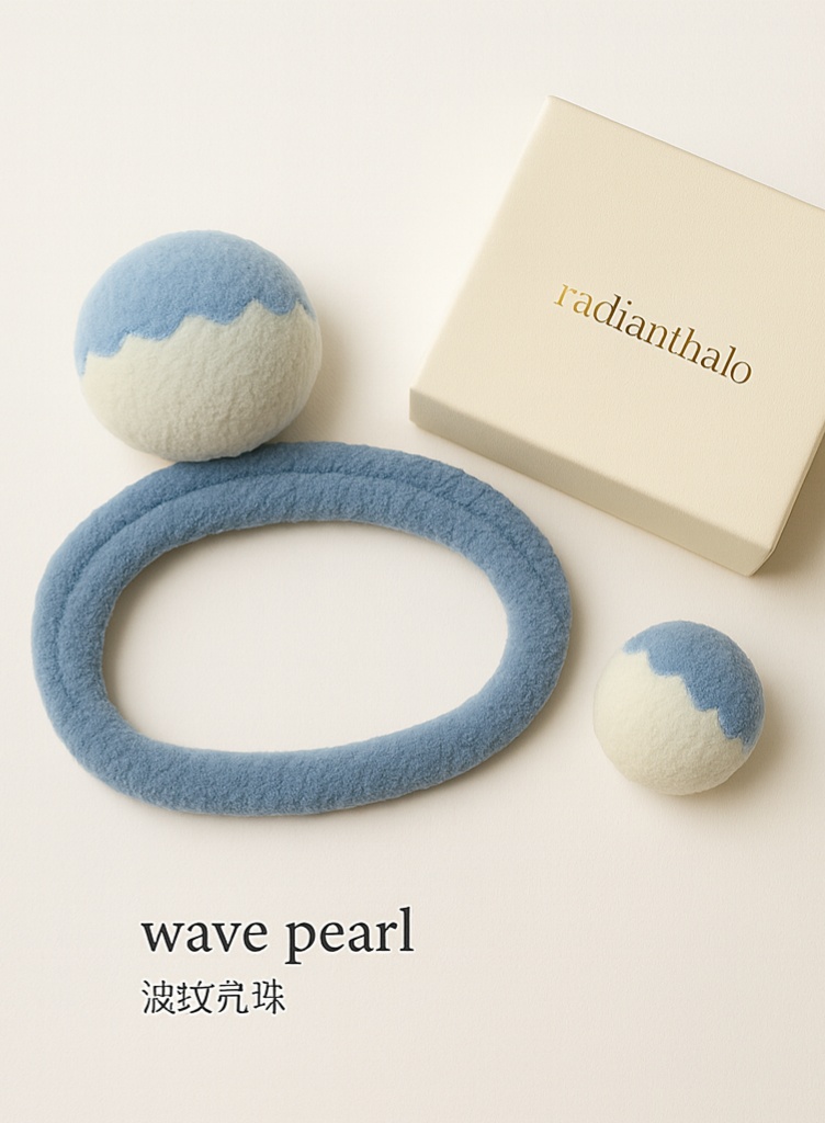 Wave Pearl Baby Headband: Soft, Playful, and Ideal for Baby Photoshoots