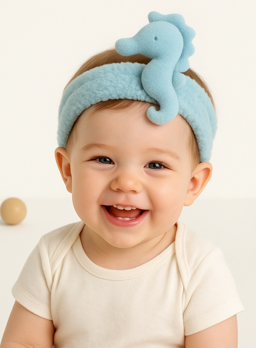 Seahorse Baby Headband: Adorable and Comfortable for Your Baby's Photoshoot