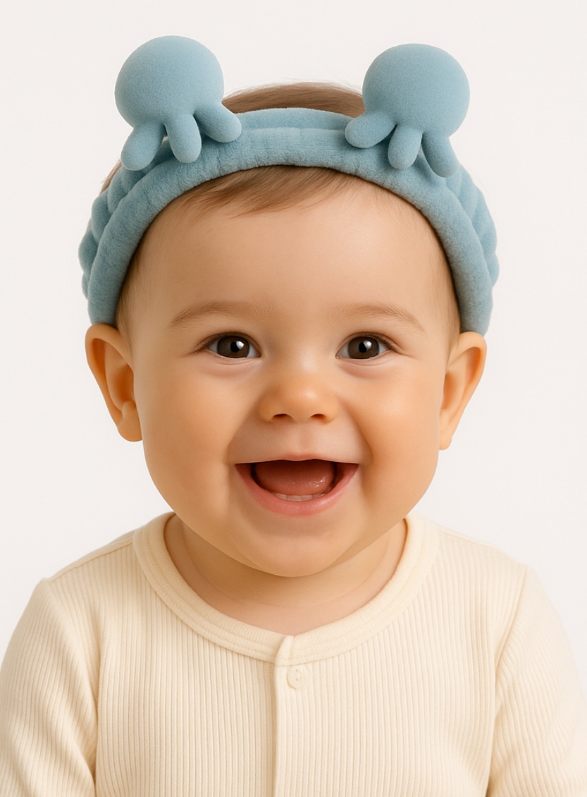 Octopus Baby Headband: Playful and Comfortable for Baby's Photoshoots