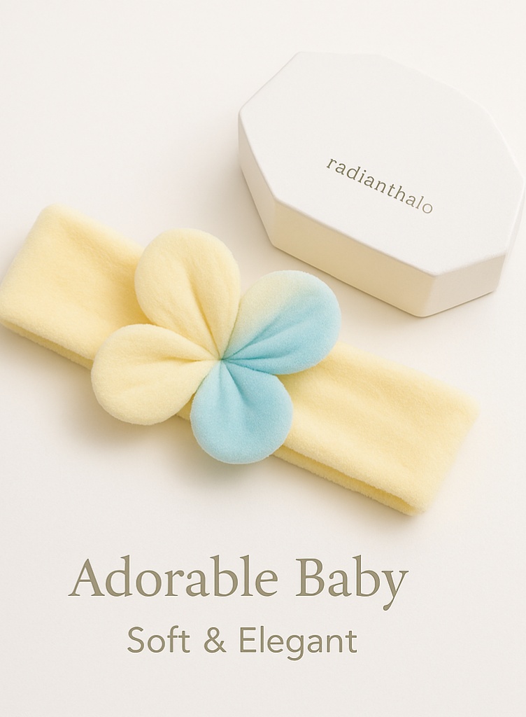 Cozy Baby Headbands with Colorful Embellishments – Comfortable for Daily Wear and Photos