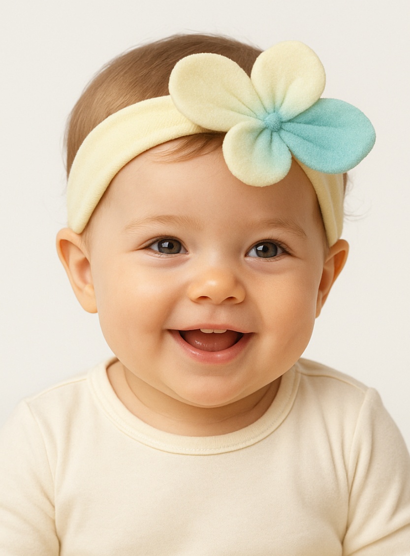 Baby Headbands with Cute Fruit and Cartoon Themes – Soft, Stylish, and Photo-Ready