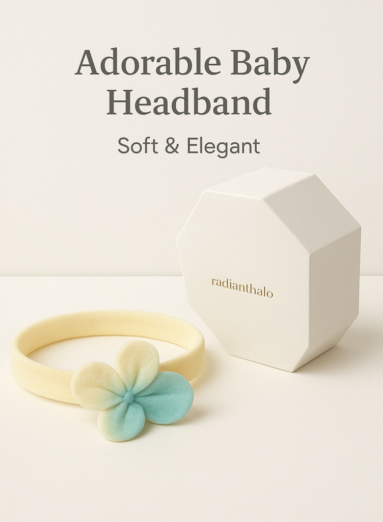 Baby Headbands with Cute Fruit and Cartoon Themes – Soft, Stylish, and Photo-Ready