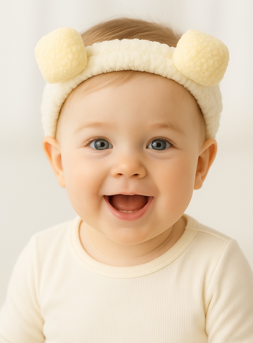Removable and Fun Embellished Baby Headbands – Ideal for Creative Baby Photoshoots