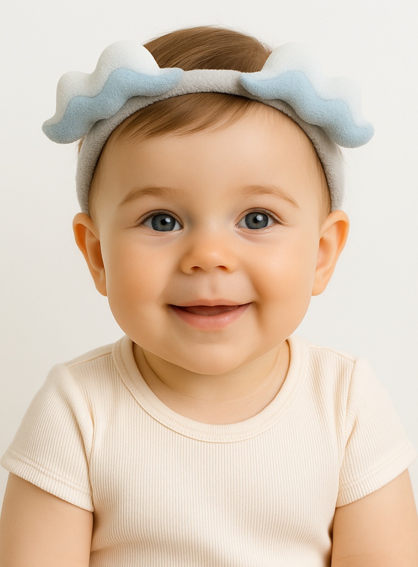 Premium Cartoon Baby Headband with Fun and Removable Features