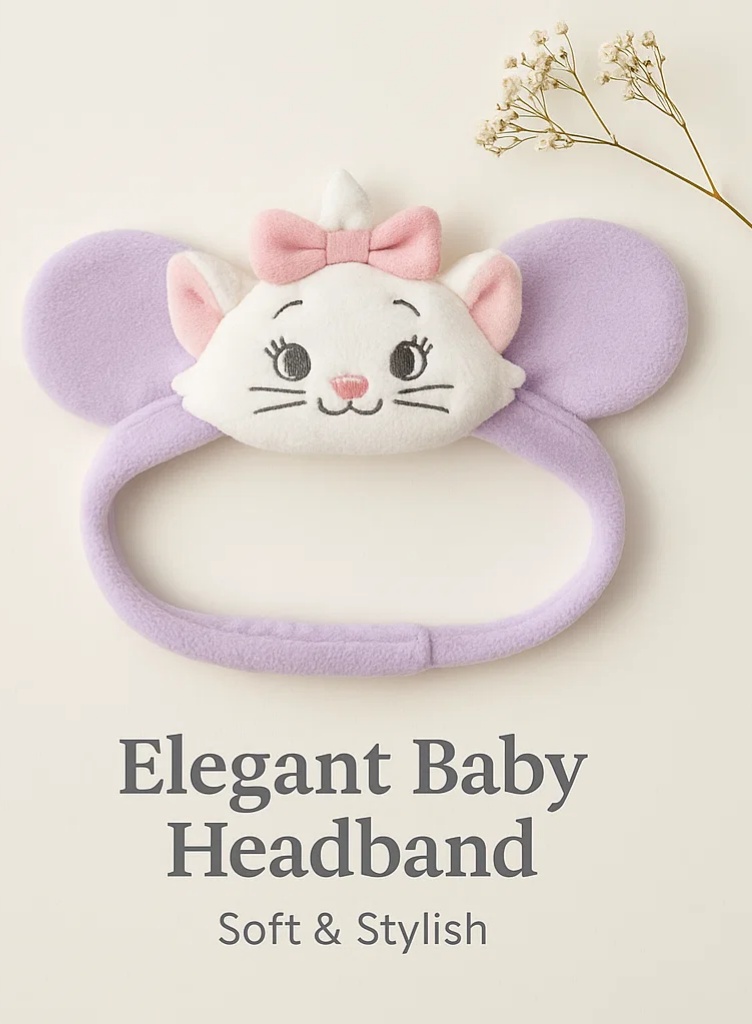 Eco-friendly Baby Headbands with Removable Decorative Elements for a Personal Touch