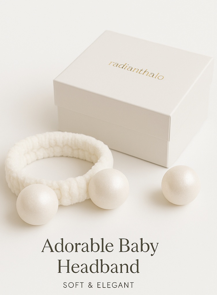 Elegant Baby Headbands with Removable Accessories for Custom Styling