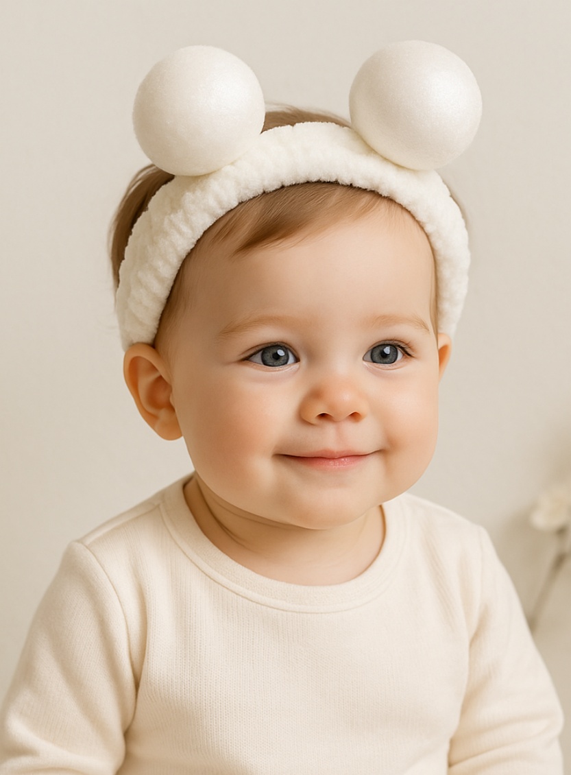 Elegant Baby Headbands with Removable Accessories for Custom Styling
