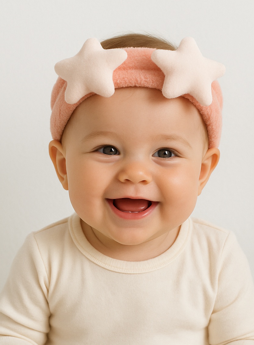 Playful Baby Headbands with Removable Elements for Custom Styling