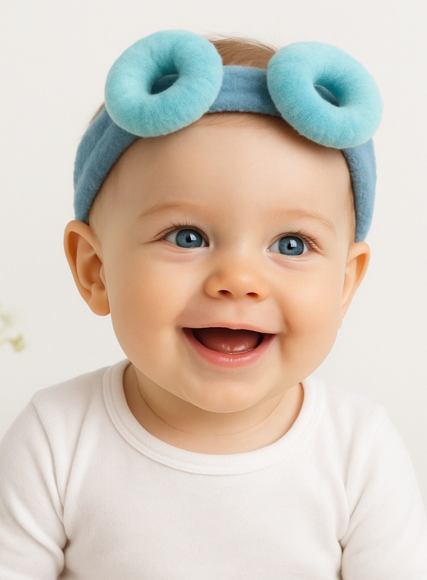 Soft Baby Headbands with Removable Embellishments for Personalized Styling
