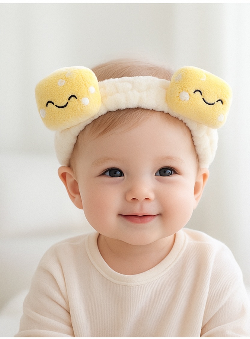 Adjustable Elastic Baby Headbands – Comfort Fit for Growing Infants