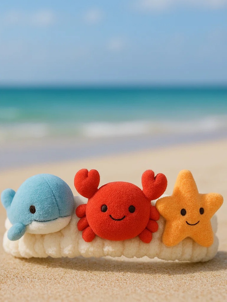 Detachable Durable  Little whale Baby Headband