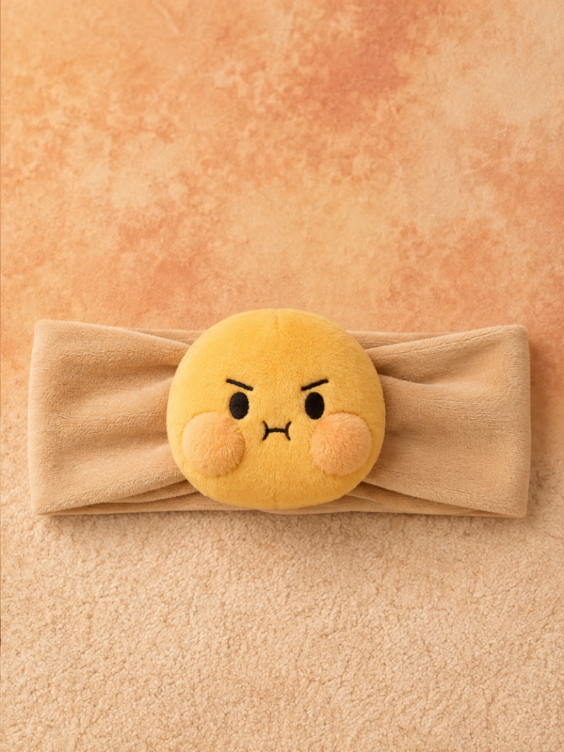 Bentită bebeluși cu emoji supărat din pluș pentru boutique-uri și en-gros