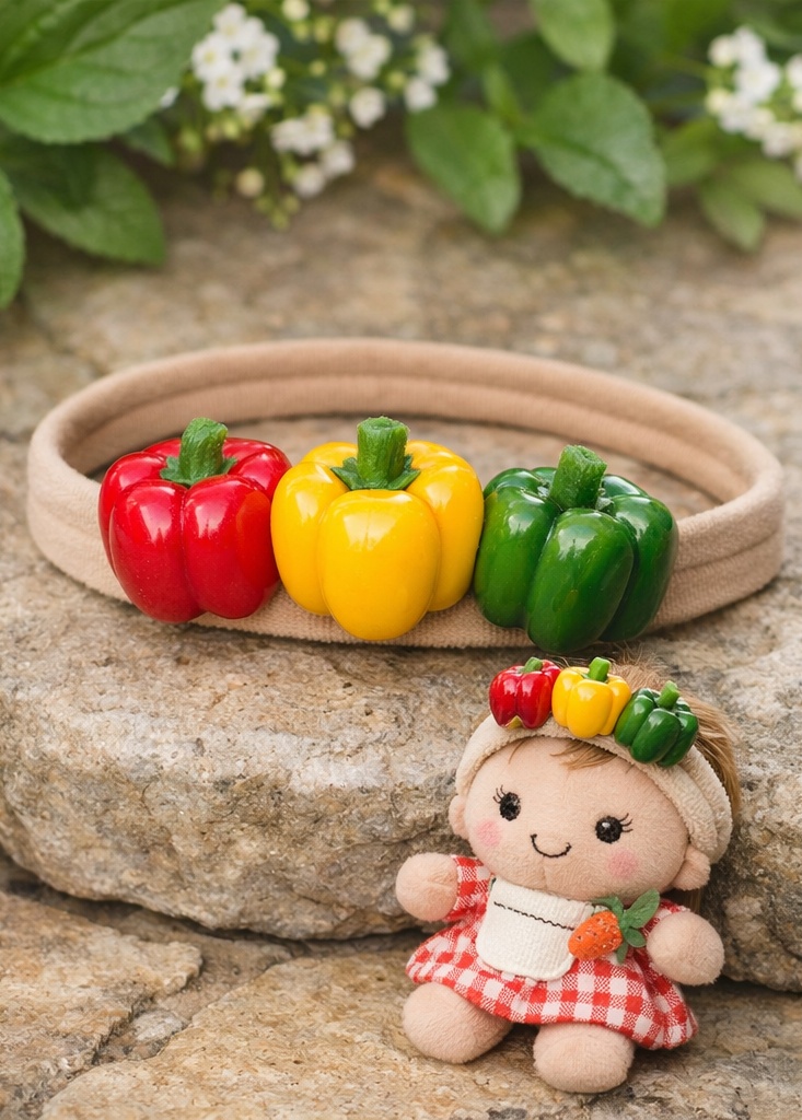 Diadema de Peluche para Bebé con Dulce Estilo de Granja y Banda Flexible de Algodón para Uso Diario