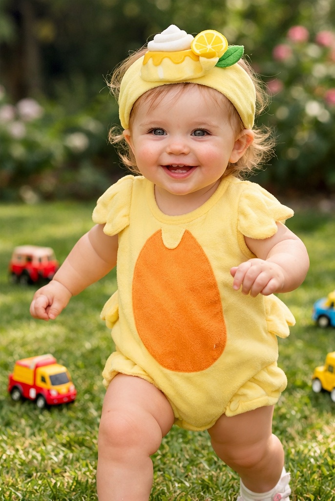 B2B Adjustable Cotton Baby Plush Headband with Removable Doll and Cartoon Theme for Wholesale