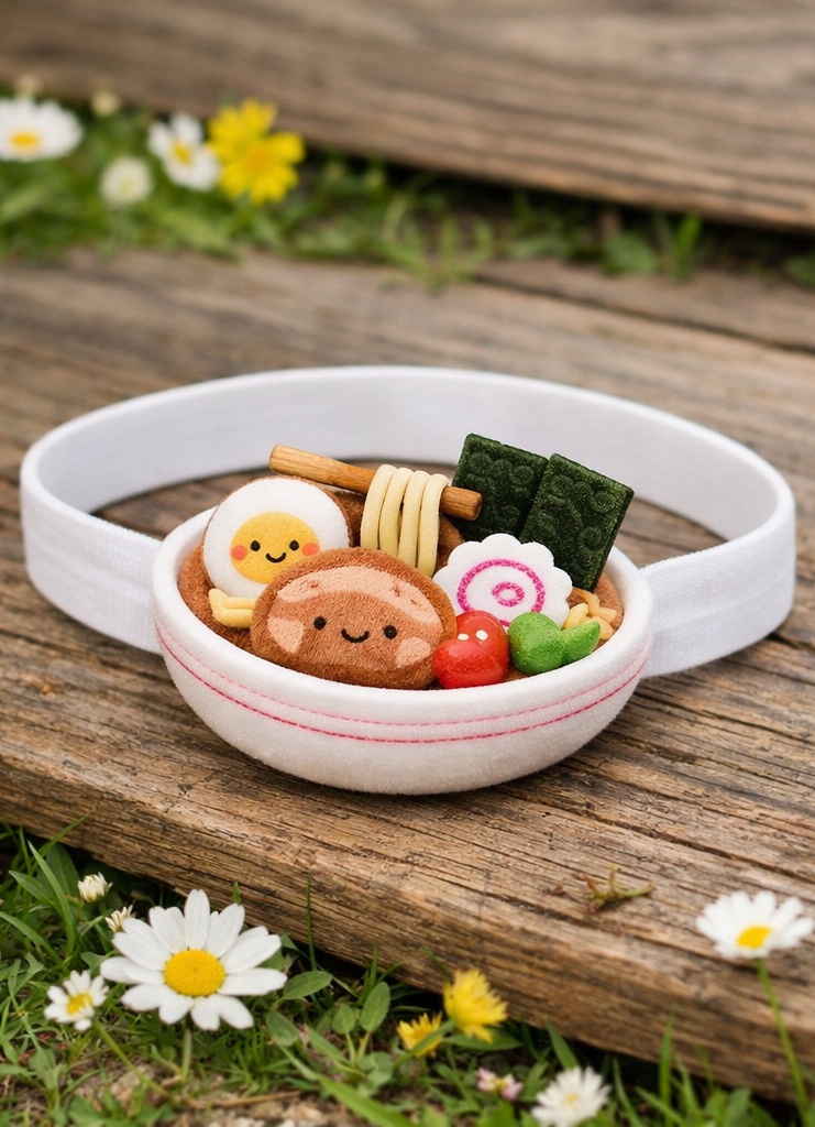 Food-Themed Cotton Adjustable Baby Headband Plush Toy Hair Accessory Soft Infant Headwear