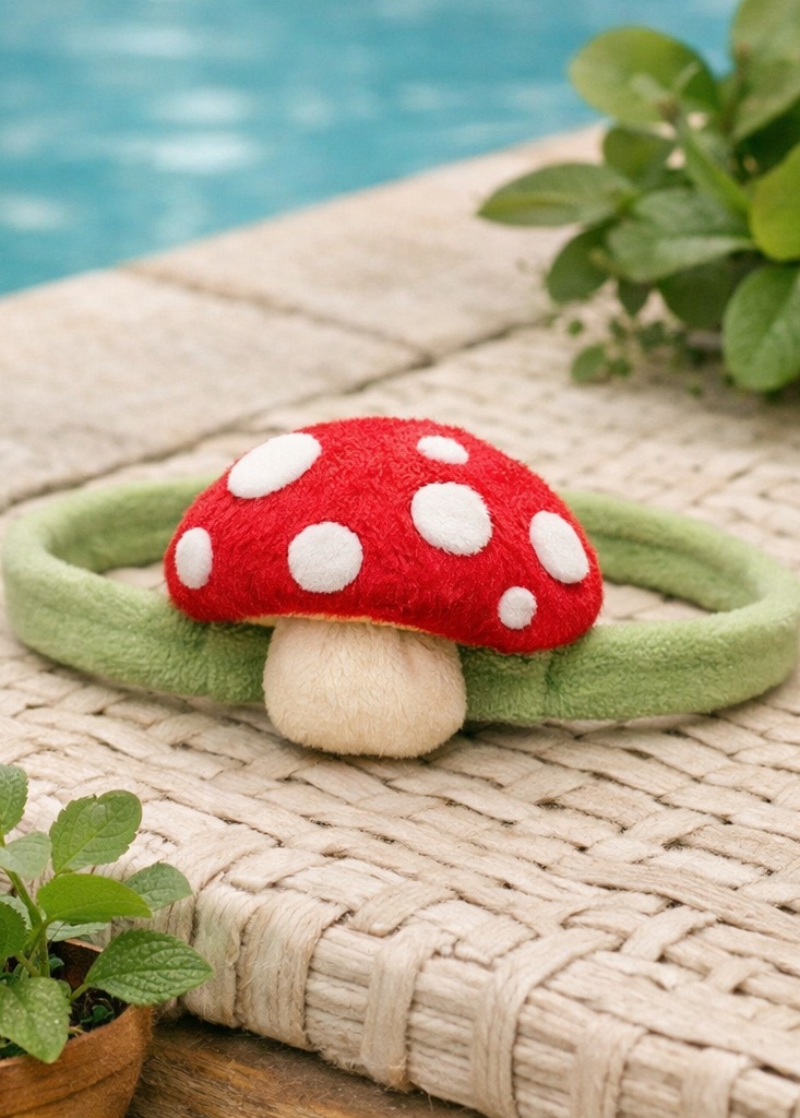 Diadema de Peluche para Bebé con Bocados Campestres y Banda Suave de Algodón para Estilo Infantil
