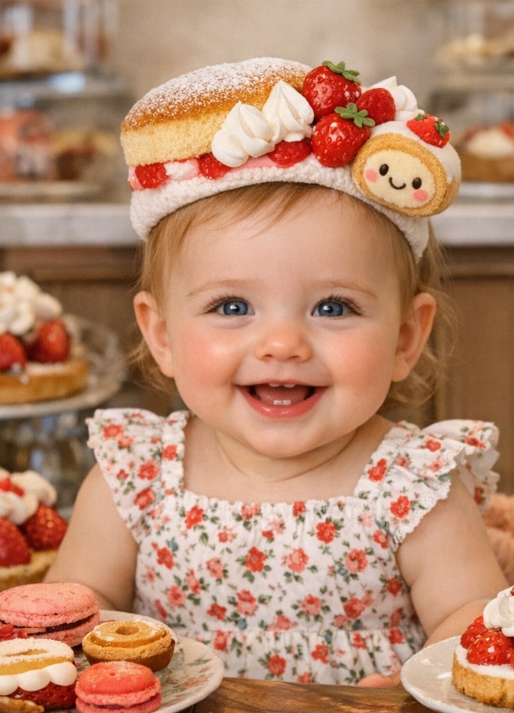 Soft Baby Headband with Removable Fruit Decorations for a Fun and Playful Look