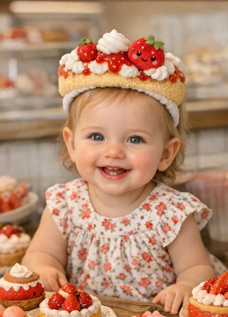 Vibrant Baby Headband with Fruit and Cartoon Decorations for a Stylish Look