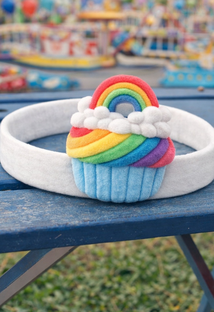 Food-themed Baby Plush Headband, Soft Cotton Design, Perfect for Gentle Baby Wear
