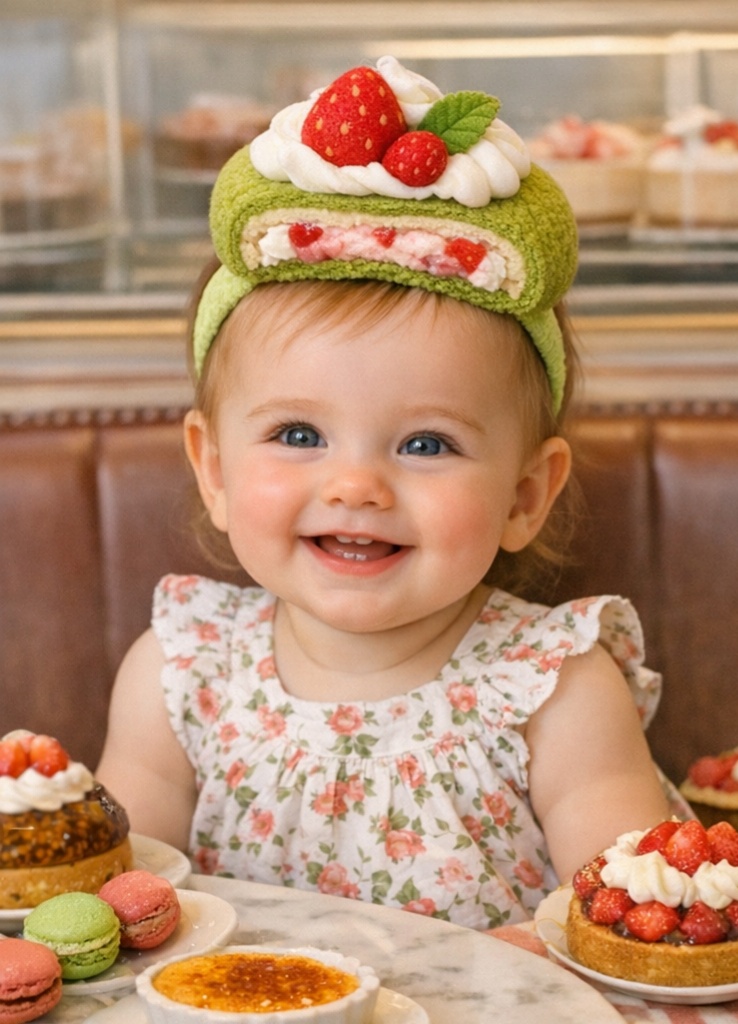 Fun Baby Headband with Fruit Embellishments, Perfect for Photoshoots and Events