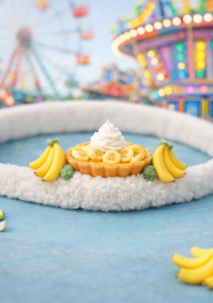 Banana Cream Tart Adjustable Baby Headband Floral Cotton Infant Hair Accessory