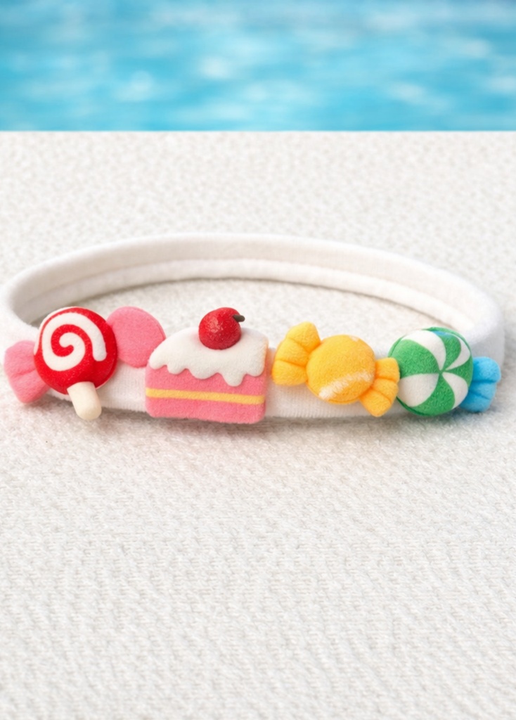 Soft and Colorful Baby Headband with Removable Fruit and Cartoon Embellishments for Adorable Photos