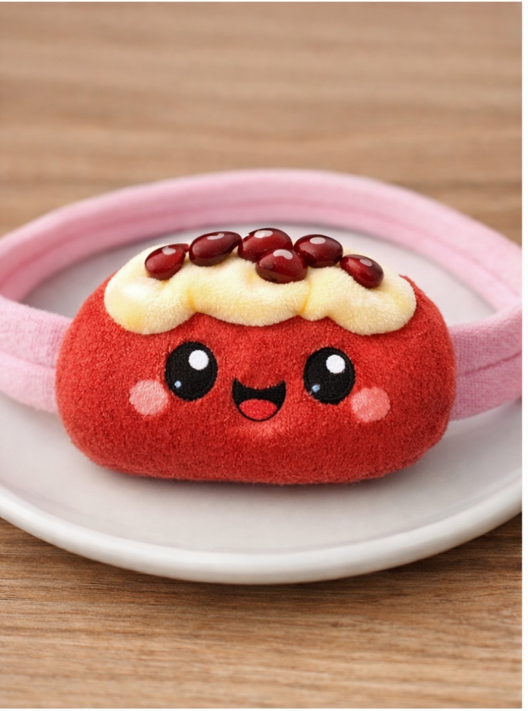 Adorable Plush Baby Headband with Grape and Cream Topping – Perfect for Babies and Wholesale Supplies