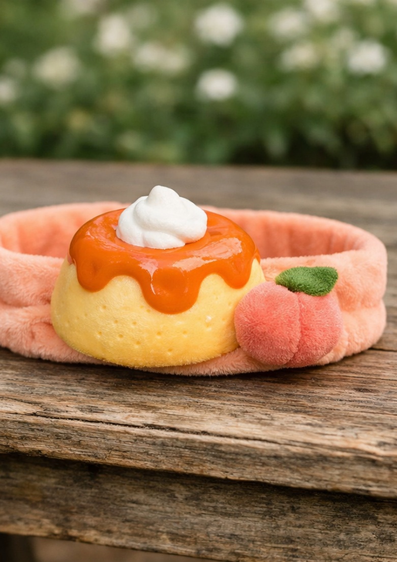 Bulk Cotton Soft Baby Plush Headband with Cute Food-Themed Trim for Wholesale Buyers
