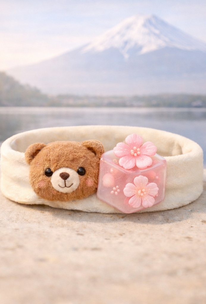 Vente en gros bandeau noué bébé ourson couché & dorayaki fraise – collection apaisante de fabricant pour cadeaux naissance