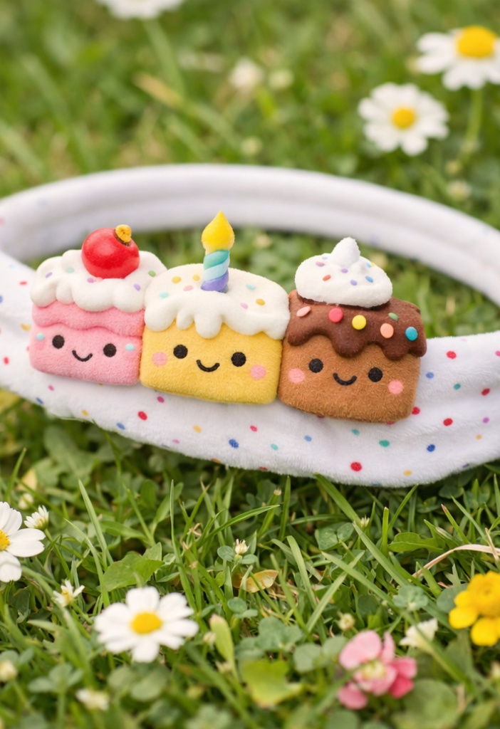 Adorable Food-themed Baby Headband, Soft Cotton, Adjustable Fit, Perfect for Babies