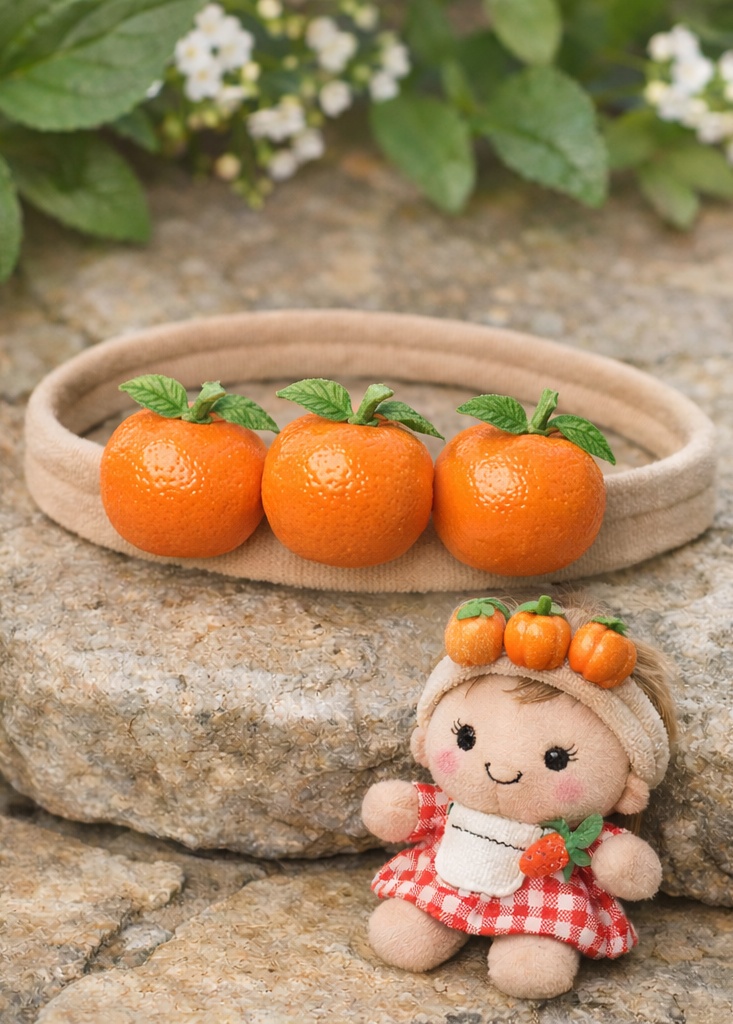Farmhouse Snack Plush Baby Headband Soft Stretch Cotton Newborn Hair Accessory for Cute Daily Styling