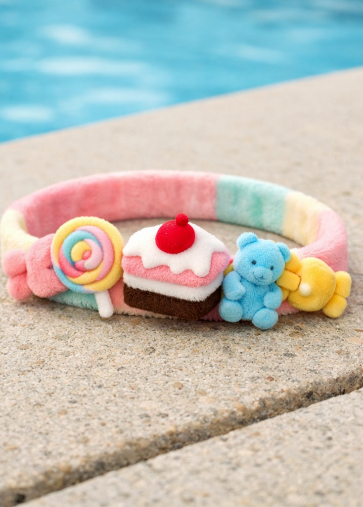 Soft Baby Headband with Fun Fruit and Cartoon Embellishments, Perfect for Baby Photos and Special Occasions