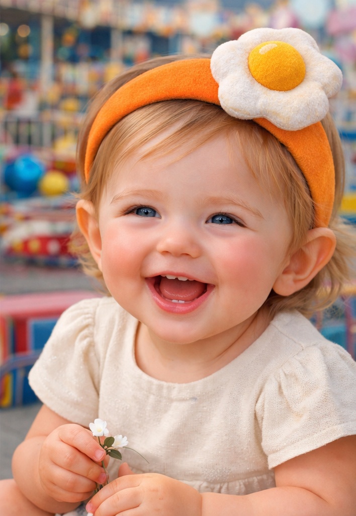 Food-shaped Baby Headband, Comfortable & Breathable, Plush Headband for Babies
