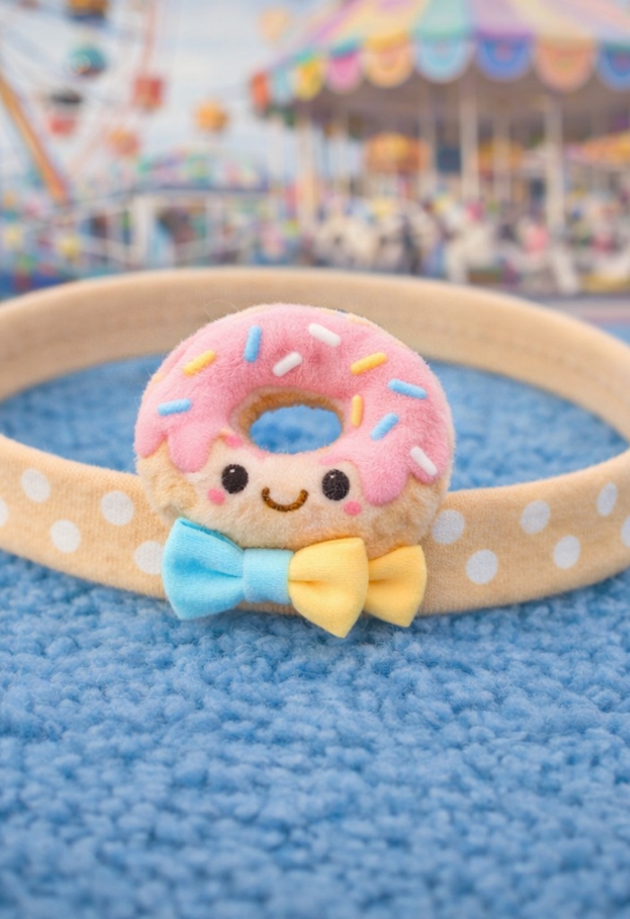 Fun Food-themed Baby Plush Headband, Cotton Adjustable Strap, Baby’s New Favorite