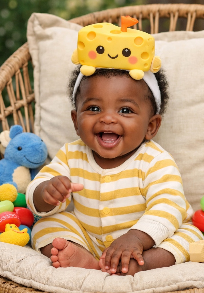 B2B Cotton Baby Plush Headband with Ice Cream and Cake Design for Wholesale Distributors