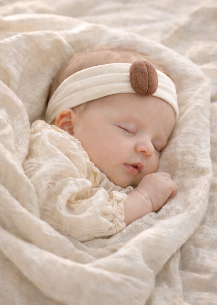 Frisches Baby Stirnband Lieferant Großhandel Private Label OEM ODM mit Puppendetail weiches Haaraccessoire