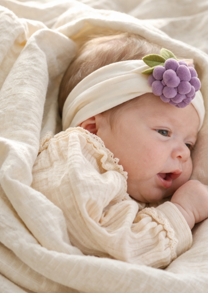 Baby Stirnband mit süßem Doll Design Großhandel Hersteller Lieferant OEM ODM kundenspezifisch für Export