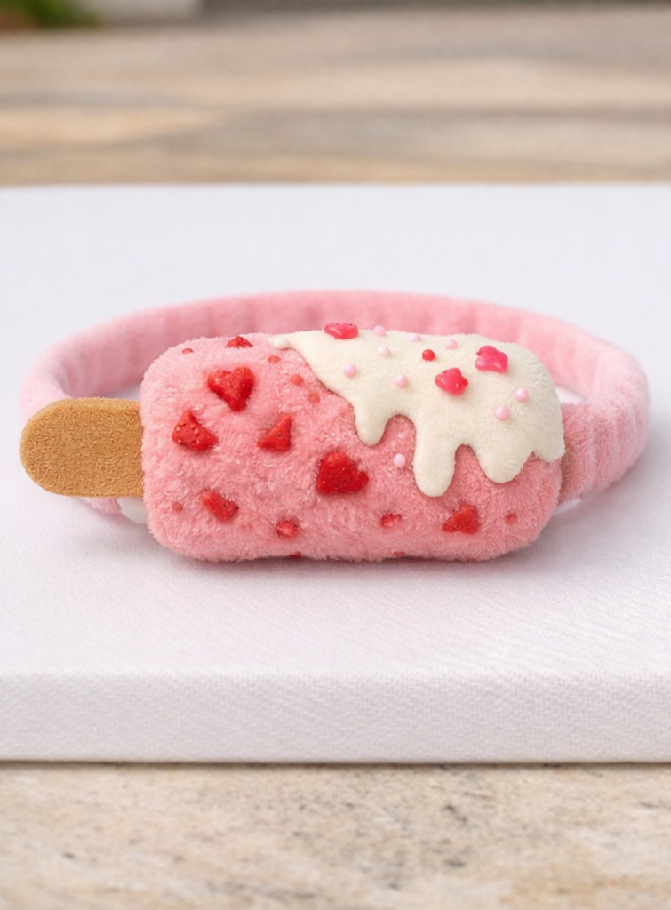Soft Cotton Food-Themed Baby Plush Headband for Bulk Infant Accessory Orders