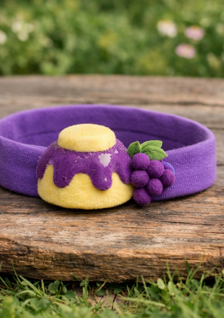 Adjustable Cotton Plush Baby Headband with Doll and Cartoon Design for Wholesale Distributors