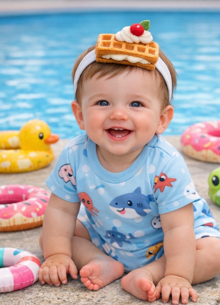 Cute and Comfortable Baby Headband with Fruit and Cartoon Decorations for Special Occasions
