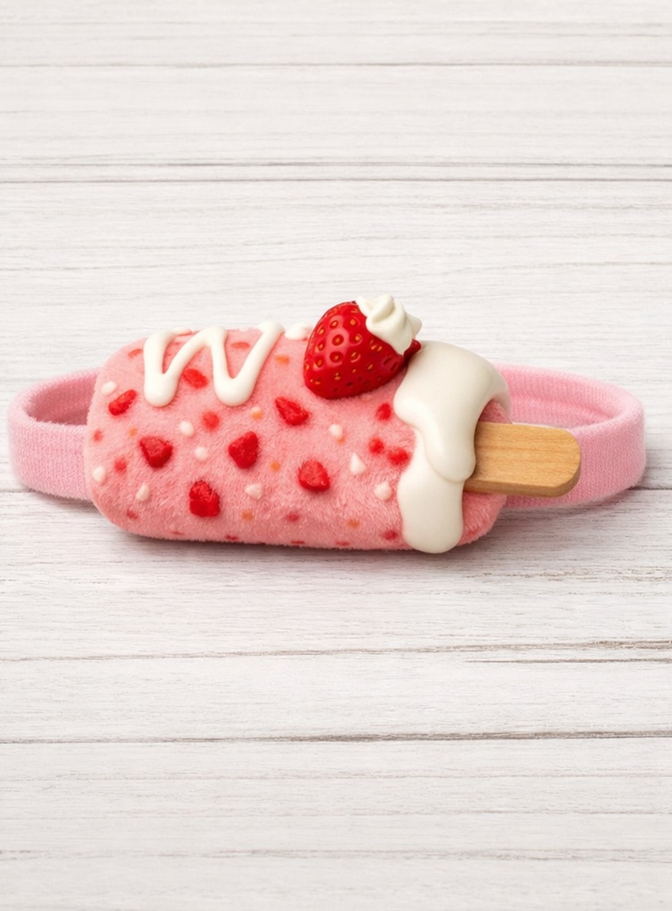 Wholesale Infant Cotton Plush Headband with Playful Food Motif for Baby Product Distributors