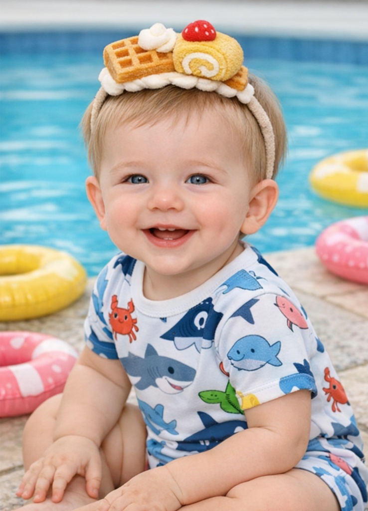 Fun Fruit and Cartoon Baby Headband with Soft Design for Photo Sessions and Daily Wear