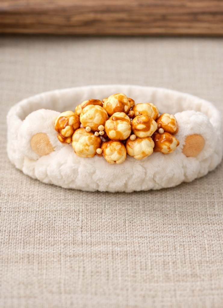 Cartoon Food Plush Baby Hair Band Adjustable Cotton Headband Lightweight Infant Accessory