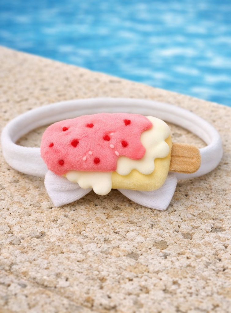 OEM Wholesale Soft Cotton Baby Headband with Plush Food Decoration for Newborn Accessory Lines