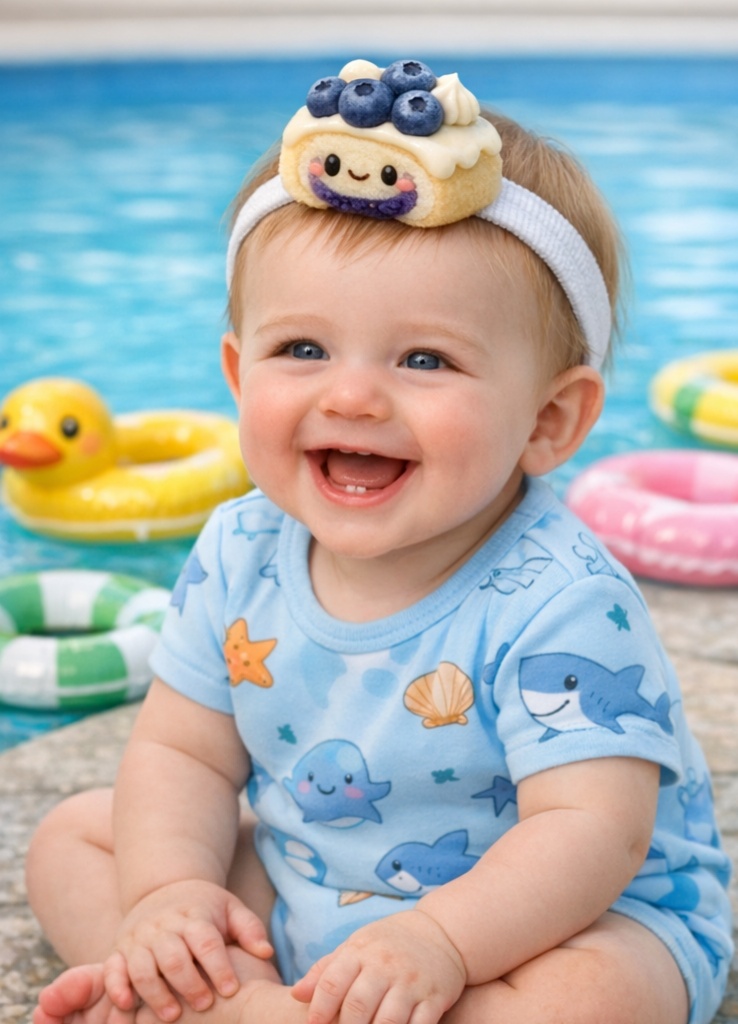 Adorable and Soft Baby Headband with Cartoon and Fruit Embellishments for Special Occasions