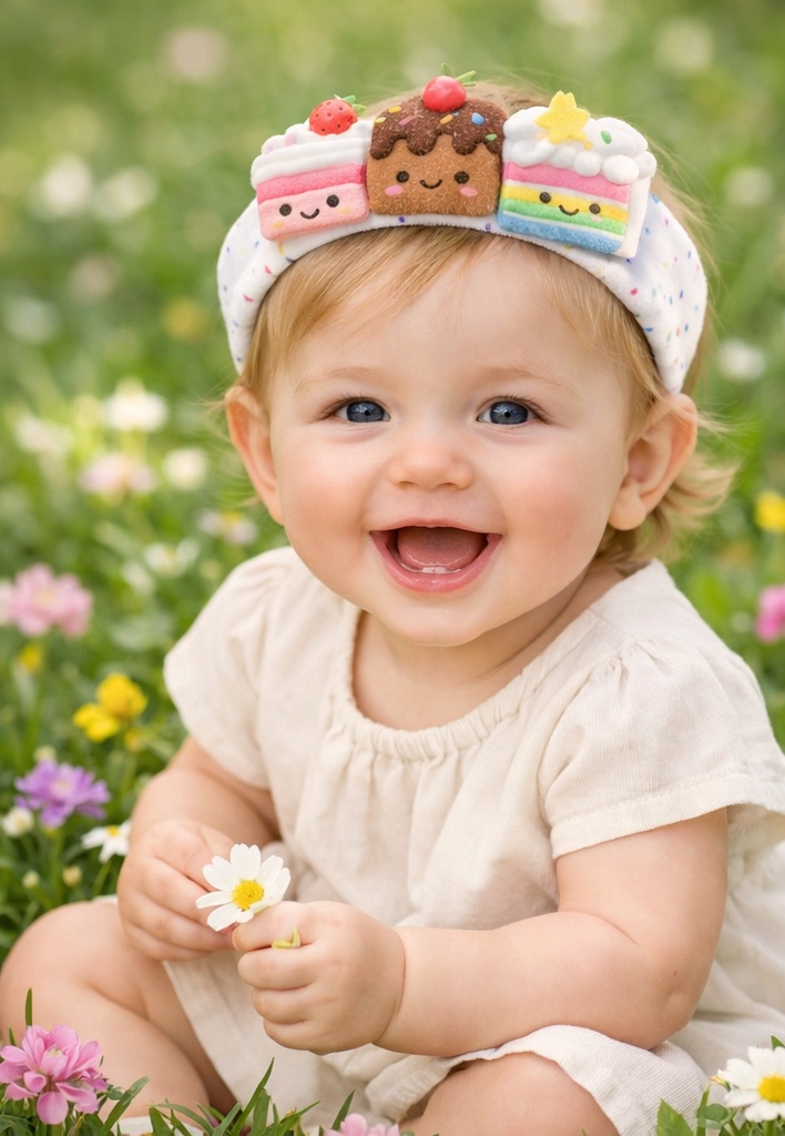 Creative Food-themed Baby Headband, Soft Cotton, Ideal for Baby’s Comfortable Wear